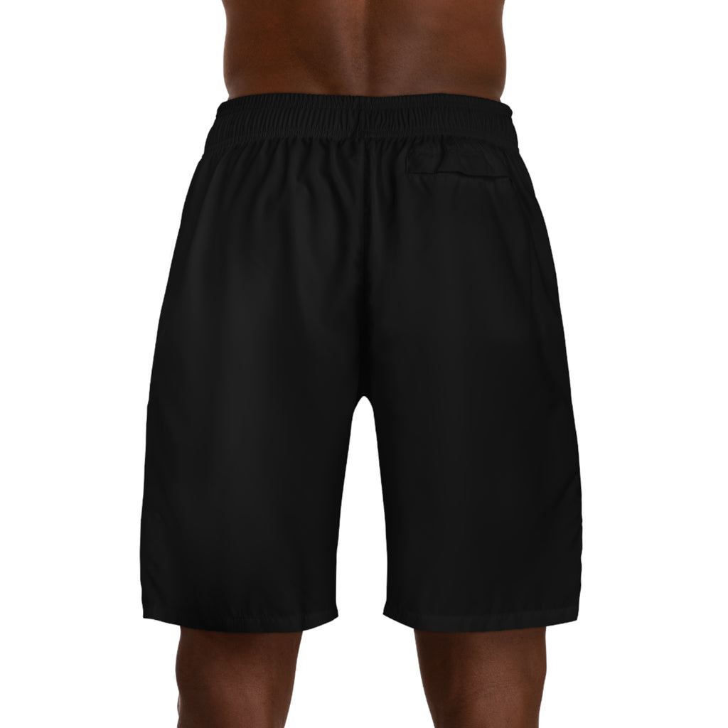 Men's Jogger Shorts — Black Athletic Casual Shorts